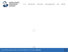 Tablet Screenshot of hans-jonas-zentrum.de